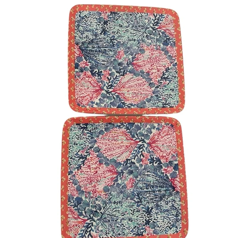 New with tags Lilly Pulitzer set of 4 plates